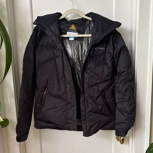 Columbia Black Jacket with Hood